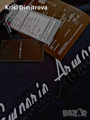 Оригинална мъжка тениска Emporio Armani , снимка 2 - Тениски - 44966394