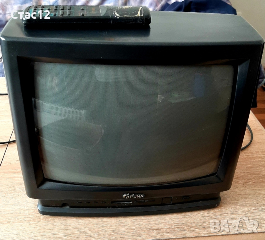 Ретро телевизорFunai,за декорация, колекция,ползване или за части, снимка 2 - Телевизори - 44951894