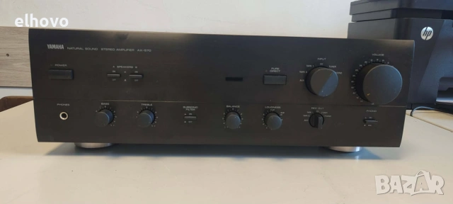 Стерео усилвател Yamaha AX-570, снимка 5 - Ресийвъри, усилватели, смесителни пултове - 54301971