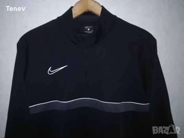 Nike нова оригинална черна блуза тениска с дълги ръкави размер L , снимка 3 - Тениски - 48225083