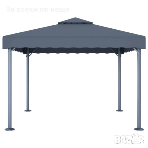 Шатра, 300х300 см, антрацит, алуминий Код P883, снимка 2 - Градински мебели, декорация  - 50994117