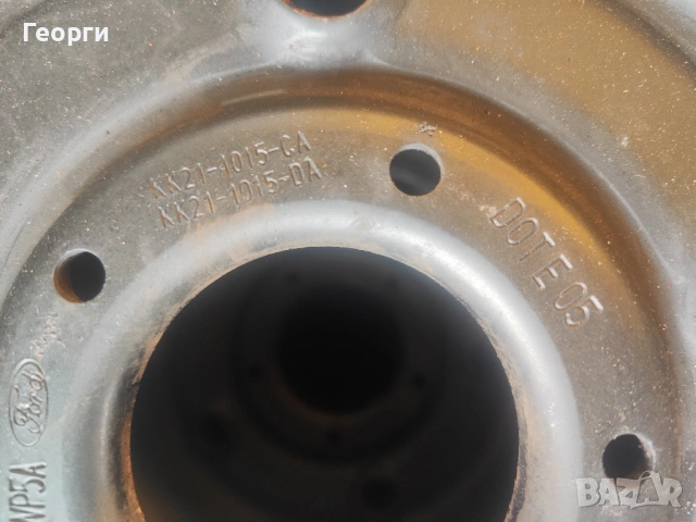 4бр.железни джанти за Ford 16цола, снимка 2 - Гуми и джанти - 54239982