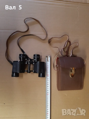 Стар бинокъл O H MEDER - Германия с кожен калъф