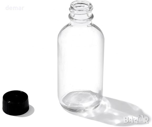 Smith's Mason Jars 48 броя 60 ml мини бутилки с фуния за изливане, за течности, прозрачни, снимка 3 - Други - 45111318