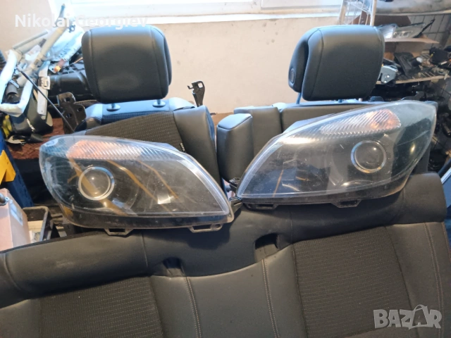  фарове с черен рефлектор за шкода фабия VRS