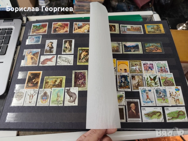 Голям класьор с пощенски марки, снимка 3 - Филателия - 53365461