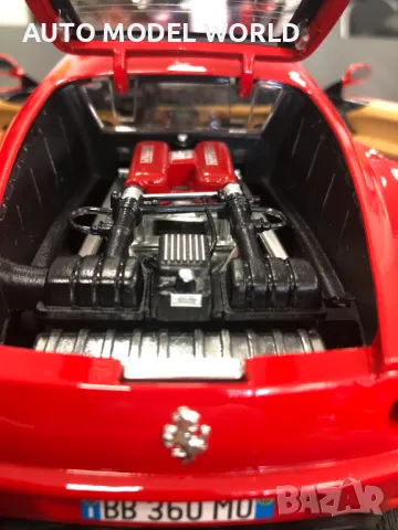 Чисто нова метална колекционерска количка FERRARI 430 MODENA .1:18, снимка 8 - Колекции - 47185501