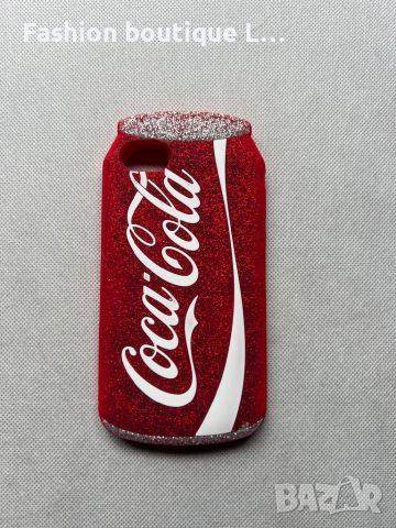 Червен гумен калъф Кока Кола кейс за айфон 8 ❤️, снимка 1 - Калъфи, кейсове - 45711369