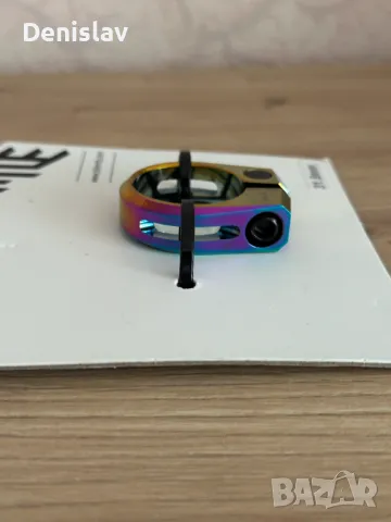 Скоба за седалка Title | 31.8 mm | Oil Slick, снимка 2 - Части за велосипеди - 49099680