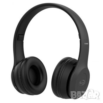 Безжични Bluetooth слушалки Eurotec - черни, снимка 3 - Безжични слушалки - 46400613