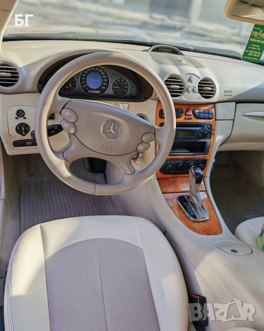 Мерцедес CLK 200 Компресор с Чисто Нова газова! Двигателя е с верига! С малък разход на гориво! , снимка 5 - Автомобили и джипове - 54022887