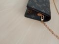 Чанта Louis Vuitton Wallet On Chain Lily Дамска Чантичка, снимка 9