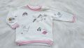 Дънков клин и блуза H&M за бебе 6-9 месеца, снимка 2
