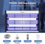 YISSVIC Bug Zapper 20W Електрическа лампа за унищожаване на комари с UV светлина за закрито, снимка 8