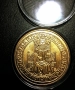 Позлатена монета на Хенри седми 1489 г, снимка 1