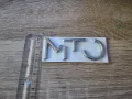 Alfa Romeo MiTo сребрист надпис емблема, снимка 3