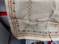 Недовършено! Каре за ръчна Българска бродерия 66х68 см., снимка 3