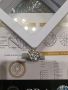 Сребърен пръстен с мойсанит диамант 2 карата (сертификат), снимка 3