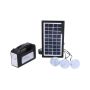 GDlite 3 Мултифункционален преносим соларен комплект с фенер, LED лампи и USB изход за зареждане на , снимка 6