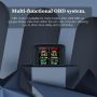 Нов Дигитален автомобилен HUD дисплей с аларма за превишена скорост OBD скоростомер, снимка 4