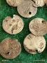 Лот сребърни монети 13 броя продупчени за носия, забрадка Колекция 54376, снимка 8