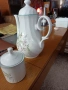 Порцеланов чайник и каничка  за чай “Китка” гр. Нови Пазар, снимка 3
