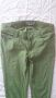 Дамски зелен панталон с ниска талия, снимка 2