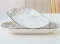 Овална керамична чиния 12,5", снимка 3
