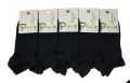Дамски черни терлици бамбук Pristis - 5 броя, снимка 1 - Дамски чорапи - 45954019