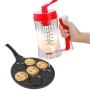 Ръчен уред за палачинки и мъфини с диспенсър и дръжка за миксер, снимка 2