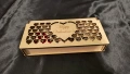 Дървена подаръчна кутия с роза “Love” – ръчна изработка, снимка 2