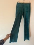 Зелен плюшен панталон с ластик на кръста L размер 💚💚💚, снимка 3