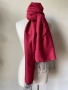 Тъмночервен шал от Непалска кашмир, снимка 4