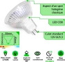 LED крушки GU5.3 3W, MR16, топлобяло, 38° 12V, 10 бр, снимка 7