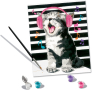 Ravensburger CreArt - Рисуване по номера - Пееща котка , снимка 1