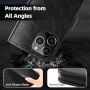 Нов Кожен Калъф за iPhone 15 Pro с RFID Защита и Магнитно Затваряне, снимка 5