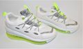 Дамски ефектни маратонки в бяло и зелено Z1397-2, снимка 1 - Маратонки - 45649279