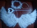 Ангелски крила,60см,с жезъл и ореол, снимка 2