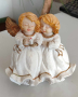 Декоративна фигура на ангелчета от полирезин, снимка 1 - Антикварни и старинни предмети - 45070488