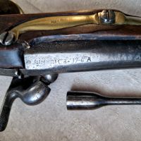 Кавалерийски капсулен/пищов пистолет модел 1822 T-Bis, произведен в Франция/ идея за подарък, снимка 5 - Антикварни и старинни предмети - 45982777