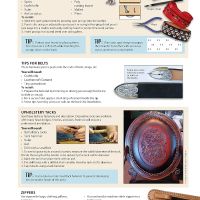 Книга за техники и методи за обработка на кожа на английски език, ръководство за кожари, снимка 8 - Други - 45778766