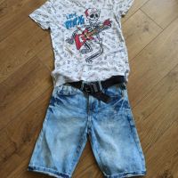 ZARA и H&M къси дънки и тениски за момче, снимка 2 - Детски къси панталони - 46192342
