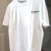 Balenciaga тениска бяла , снимка 2 - Тениски - 45561446