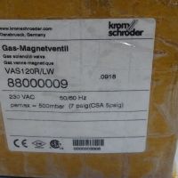 газов вентил Krom Schroder VAS 120R/LW solenoid valve for gas 230V G3/4, снимка 11 - Резервни части за машини - 45132977