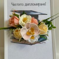 3Д картина с ароматни сапунени рози, снимка 3 - Подаръци за жени - 45295771