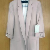 Zara нов с етикет розов блейзър, снимка 1 - Сака - 45887116