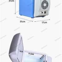 мини хладилник за топло и студено за кола, снимка 3 - Хладилни чанти - 45040166