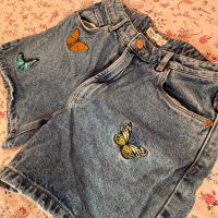 Къси панталонки с пеперуди, снимка 3 - Къси панталони и бермуди - 45436495