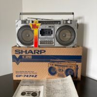 SHARP GF-7474Z VINTAGE RETRO BOOMBOX Ghetto Blaster радио касетофон, снимка 1 - Радиокасетофони, транзистори - 45751308