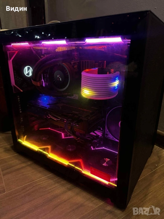 Гейминг компютър Ryzen 5 5600G | 16GB RAM | RGB | Водно охлаждане, снимка 1